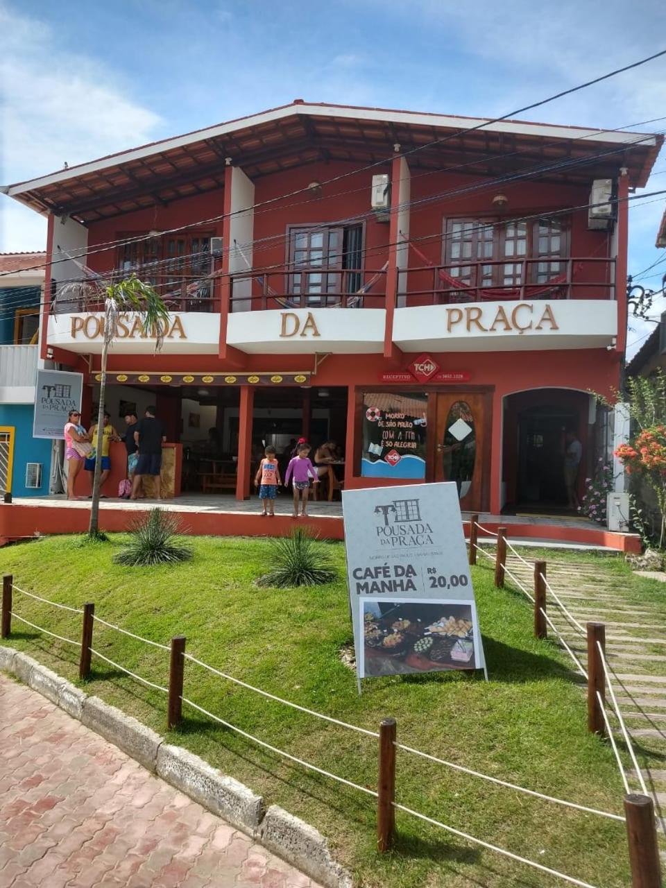 Pousada Da Praca Морро-де-Сан-Паулу Экстерьер фото